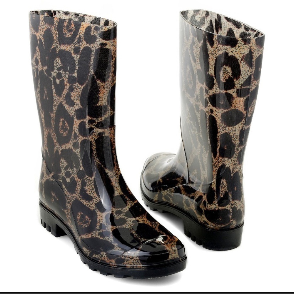 NIB Corkys “Riverwalk” Memory Foam Rubber Mid-Calf Rain Boots Size 9